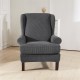 Waterproof Elastic Armchair Wingback Wing Chair Slipcover Protector Covers