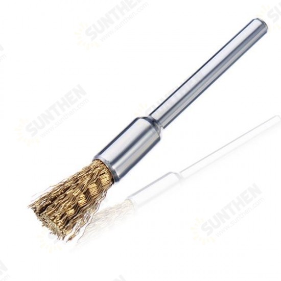 Wire Brass Brush Brushes Wheel Dremel Accessories for Rotary Tools