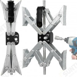 X-Shaped Wheel Chock Stabilizer Tire Locking Chocks Allow Drill Adjust Tandem-Axle Trailer RV Tire Wheel Stop for Camping X-Shaped Wheel Chock Stabilizer Tire Locking Chocks Allow Drill Adjust Tandem-Axle Trailer RV Tire Wheel Stop for Camping