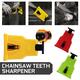 Yellow/Green/Red Chainsaw Teeth Sharpener or Sharpen Stone Bar-Mount Chain Sharpening Tool