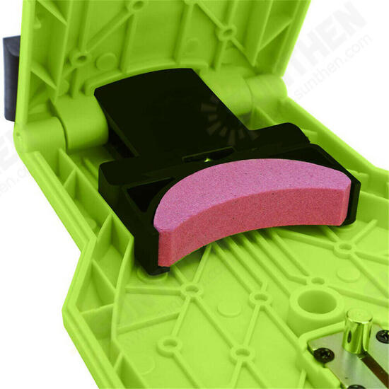 Yellow/Green/Red Chainsaw Teeth Sharpener or Sharpen Stone Bar-Mount Chain Sharpening Tool