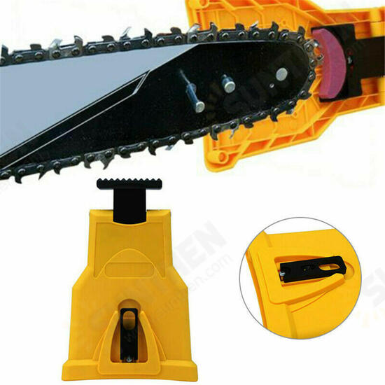 Yellow/Green/Red Chainsaw Teeth Sharpener or Sharpen Stone Bar-Mount Chain Sharpening Tool