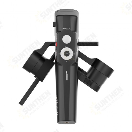 Mini P 3-Axis Foldable Handheld Gimbal Stabilizer for Action Camera Smartphones for iPhone 11 Pro Max SE