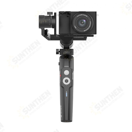 Mini P 3-Axis Foldable Handheld Gimbal Stabilizer for Action Camera Smartphones for iPhone 11 Pro Max SE