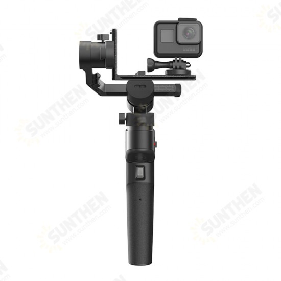 Mini P 3-Axis Foldable Handheld Gimbal Stabilizer for Action Camera Smartphones for iPhone 11 Pro Max SE