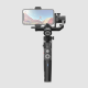 Mini P 3-Axis Foldable Handheld Gimbal Stabilizer for Action Camera Smartphones for iPhone 11 Pro Max SE