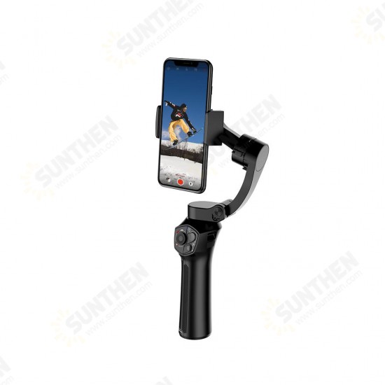 Folding Mobile Phone 3-Axis Handheld bluetooth Gimbal Stabilizer for Gopro Camera