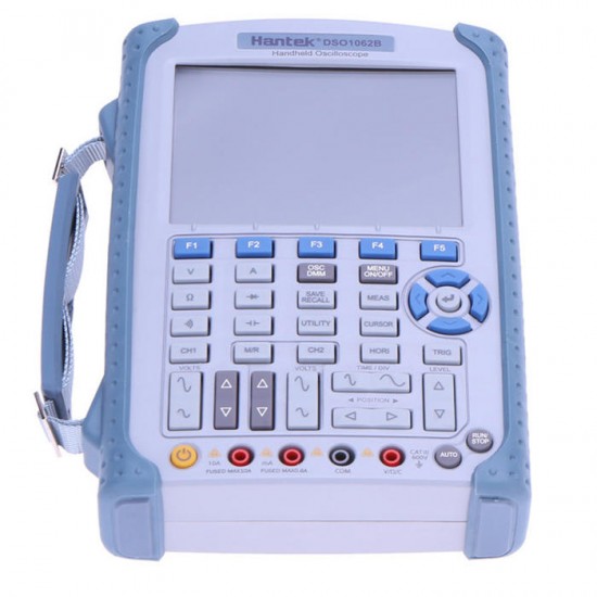 DSO1062B 2 in 1 Handheld Oscilloscope 2 Channels 60MHZ 1GSa/s sample rate 1M Memory Depth 6000 Counts Multimter DMM with Analog Bargraph