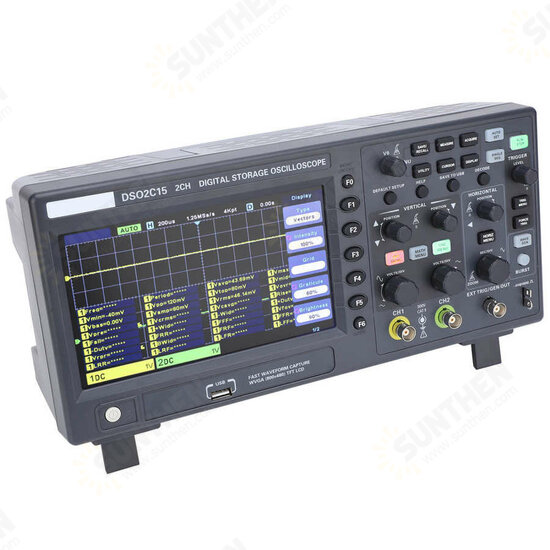 DSO2C15 150MHz 1GSa/s Sampling Rate Dual-Channel Digital Storage Oscilloscope Digital Oscilloscope