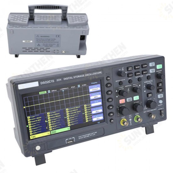 DSO2C15 150MHz 1GSa/s Sampling Rate Dual-Channel Digital Storage Oscilloscope Digital Oscilloscope