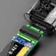 M.2 PCIE NVME/SATA SSD Hard Drive Protection Card Adapter Card M Key B&M Key Hard Drive Slot Extension Board Test