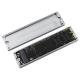 M2 SSD Radiator Hard Disk Box Heat Sink LED NGFF SATA M2 Shield Plate Aluminum Cooling Snowpard-m2