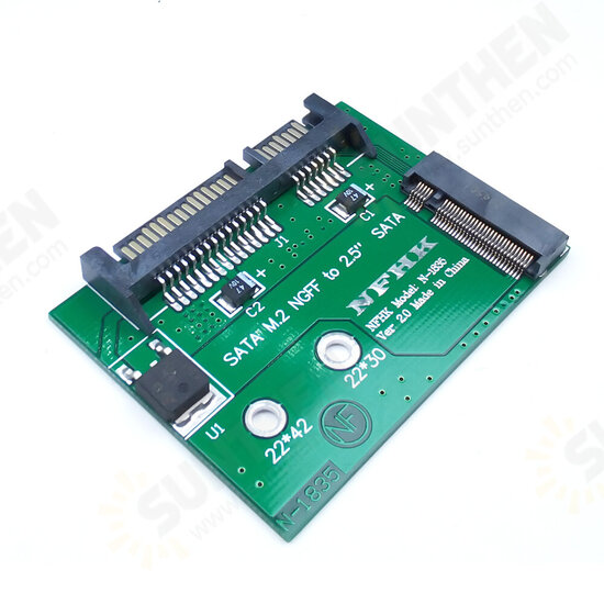 M.2 2242 to 2.5inch SATA3 SSD Solid State Drive Adapter Card Hard Disk Adapter Board Converter