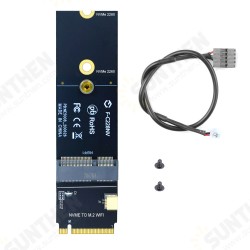Apple/ NGFF M2 Network Card to NVME/SATA SSD Adapter Card WiFi bluetooth Card to M+B/M Key Adapter Apple/ NGFF M2 Network Card to NVME/SATA SSD Adapter Card WiFi bluetooth Card to M+B/M Key Adapter