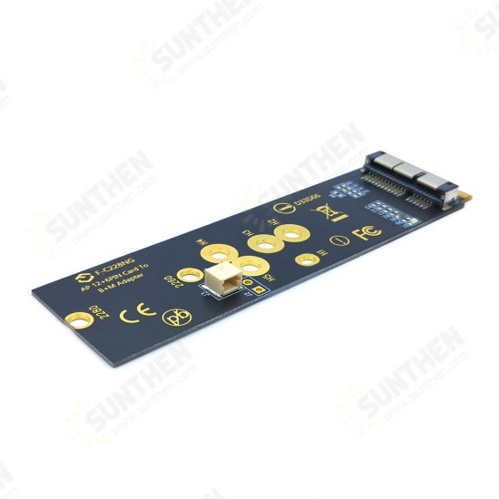 Apple/ NGFF M2 Network Card to NVME/SATA SSD Adapter Card WiFi bluetooth Card to M+B/M Key Adapter