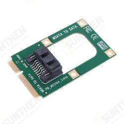 mSATA to SATA Expansion Card Hard Drive Adapter Card Mini SATA to 7pin SSD Converter with SATA Cable mSATA to SATA Expansion Card Hard Drive Adapter Card Mini SATA to 7pin SSD Converter with SATA Cable