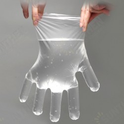 100PCS Food Grade Disposable Vinyl Gloves Anti-static Plastic Gloves Home Outdoor Hiking Camping Gloves 100PCS Food Grade Disposable Vinyl Gloves Anti-static Plastic Gloves Home Outdoor Hiking Camping Gloves