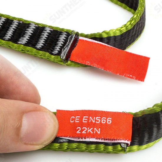 60cm Max Load 22KN Climbing Sling Mountaineering Safety Rope Nylon High Altitude Protection Belt