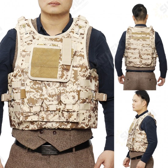 Outdoor Tactical Military Vest Sports Hunting Hiking Climbing Plate Carrier Paintball Combat Vest