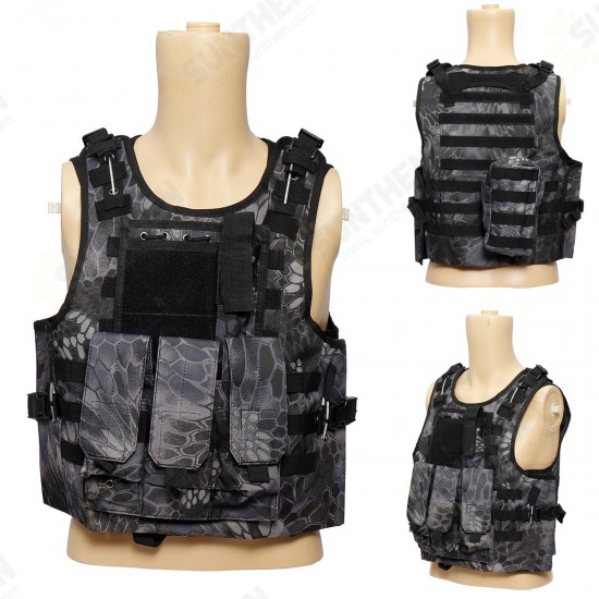 Outdoor Tactical Military Vest Sports Hunting Hiking Climbing Plate Carrier Paintball Combat Vest