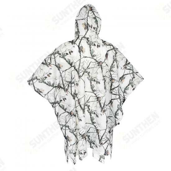 Raincoat Thicken Men And Women Available Snow Camo Climbing Moisture-proof Camouflage