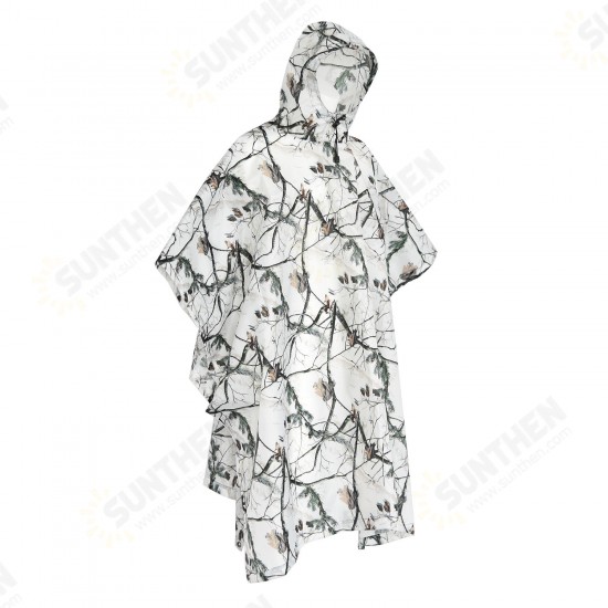 Raincoat Thicken Men And Women Available Snow Camo Climbing Moisture-proof Camouflage