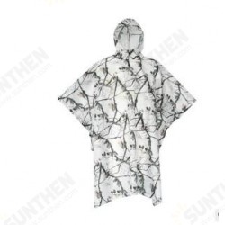 Raincoat Thicken Men And Women Available Snow Camo Climbing Moisture-proof Camouflage Raincoat Thicken Men And Women Available Snow Camo Climbing Moisture-proof Camouflage