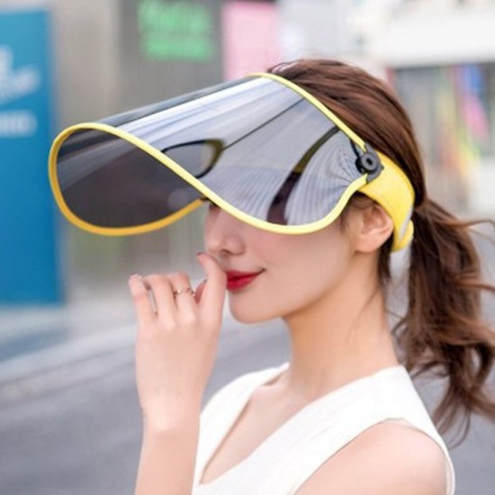 UPF50+ Foldable Polarized Sun Visor Outdoor UV Protection Sun Hat Hiking Climbing Protective Hat