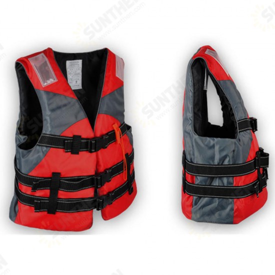 XXL Outdoor Survival Life Jacket Fully Enclose Foam Adult Boating Life Jacket Vest with Whistle