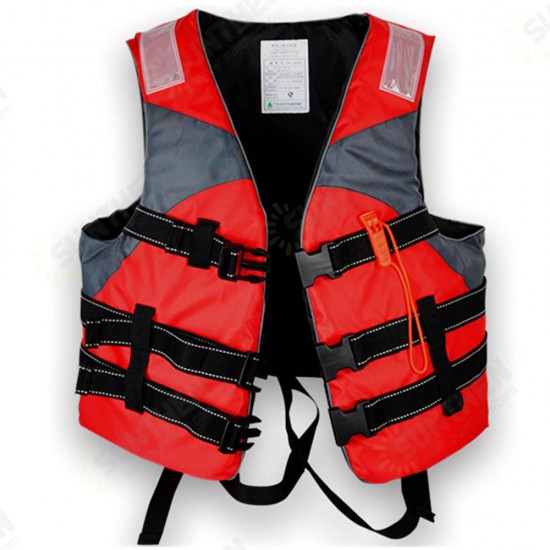 XXL Outdoor Survival Life Jacket Fully Enclose Foam Adult Boating Life Jacket Vest with Whistle