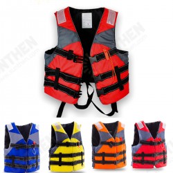XXL Outdoor Survival Life Jacket Fully Enclose Foam Adult Boating Life Jacket Vest with Whistle XXL Outdoor Survival Life Jacket Fully Enclose Foam Adult Boating Life Jacket Vest with Whistle