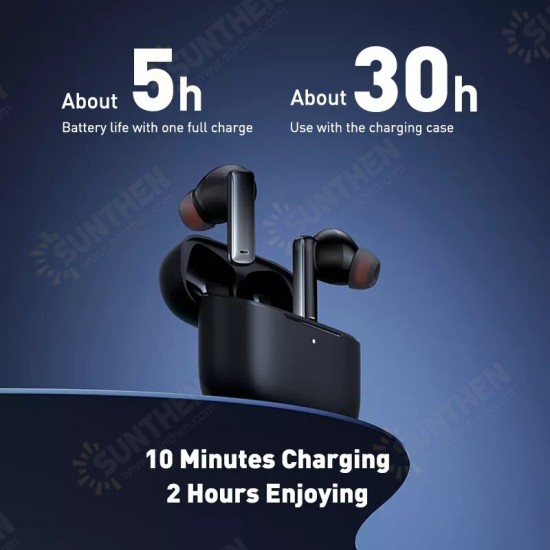 M2 TWS bluetooth 5.2 Earbuds ANC Noise Reduction Multi-modes Low Latency Long Endurance HiFi Stereo Headphones with Mic