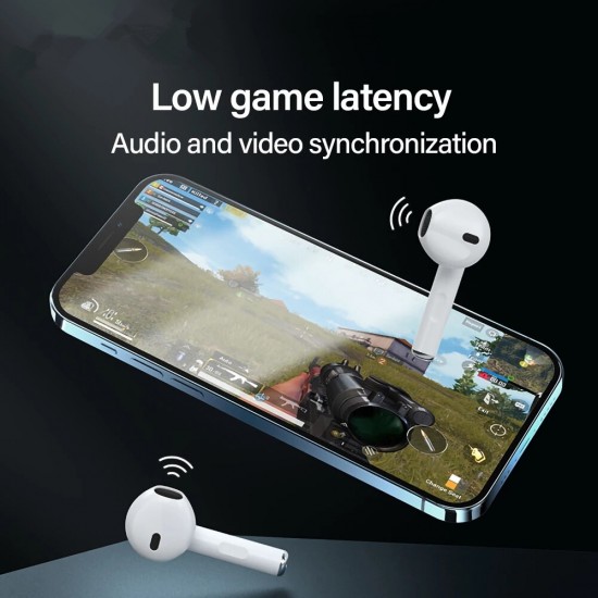 XT83 TWS Earbuds bluetooth 5.0 Earphone HiFi Stereo Game Low Latency Noise Reduction Mic Touch Control Sports Headphone