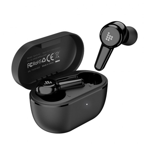 Apollo Air TWS bluetooth 5.0 Earphones Active Noise Cancelling CVC 8.0 Earbuds Waterproof Sports in-Ear Headsets with Charging Box