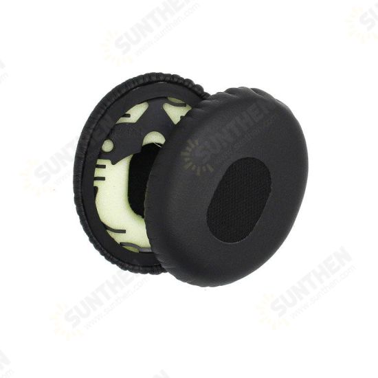 1 Pair Black Replacement On-ear Foam Earmuffs Pads Cushion for Headphone Headset Quiet Comfort3 QC3