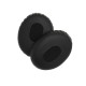 1 Pair Black Replacement On-ear Foam Earmuffs Pads Cushion for Headphone Headset Quiet Comfort3 QC3