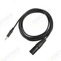 10 inch 3.5mm to XLR 3-Pin Microphone Mic Cable for Mobile Phone Laptop 10 inch 3.5mm to XLR 3-Pin Microphone Mic Cable for Mobile Phone Laptop