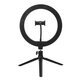 10.2 inch Diameter 10 Brightness RGB LED Makeup Fill Light Selfie Ring Lamp Phone Holder Tripod Stand Photography Lighting