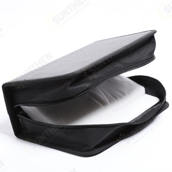 128 Piece High-end PU Imitation Leather Package CD Storage Bag