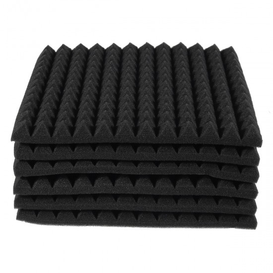 12PCS 30*30*2.5cm Sound-absorbing Cotton Foam Soundproof Cotton Shed Wall Muffler Sponge