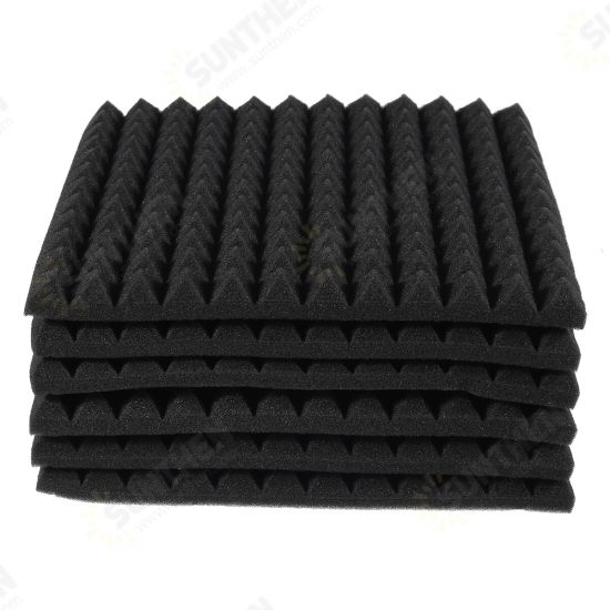 12PCS 30*30*2.5cm Sound-absorbing Cotton Foam Soundproof Cotton Shed Wall Muffler Sponge