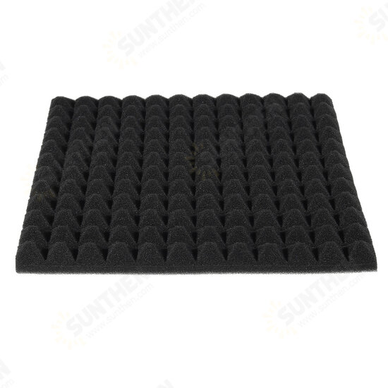 12PCS 30*30*2.5cm Sound-absorbing Cotton Foam Soundproof Cotton Shed Wall Muffler Sponge