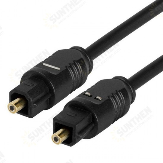 1M-15M Gold Plated Digital Toslink SPDIF Audio Optical Fiber Cable Cord