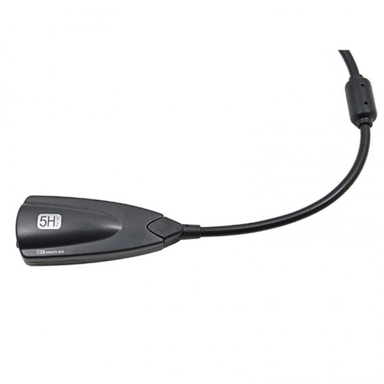 1PCS 5HV2 7.1 External USB Sound Card USB To 3D Audio Adapter for Headphone Speaker Laptop PC