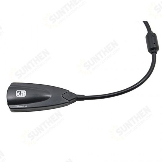 1PCS 5HV2 7.1 External USB Sound Card USB To 3D Audio Adapter for Headphone Speaker Laptop PC 1PCS 5HV2 7.1 External USB Sound Card USB To 3D Audio Adapter for Headphone Speaker Laptop PC