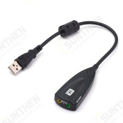 1PCS 5HV2 7.1 External USB Sound Card USB To 3D Audio Adapter for Headphone Speaker Laptop PC 1PCS 5HV2 7.1 External USB Sound Card USB To 3D Audio Adapter for Headphone Speaker Laptop PC