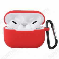 1PCS Colorful Soft Silicone Protective Earphone Storage Cover Case with Buckle For AirPods Pro 1PCS Colorful Soft Silicone Protective Earphone Storage Cover Case with Buckle For AirPods Pro