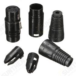 20Pcs XLR 3-Pin 1.8cm Male to 1.5cm Female Connectors MIC Snake Plug Audio Microphone Connector 20Pcs XLR 3-Pin 1.8cm Male to 1.5cm Female Connectors MIC Snake Plug Audio Microphone Connector