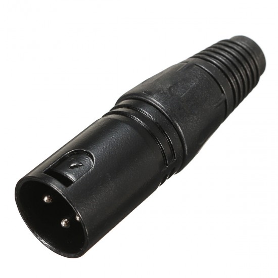20Pcs XLR 3-Pin 1.8cm Male to 1.5cm Female Connectors MIC Snake Plug Audio Microphone Connector