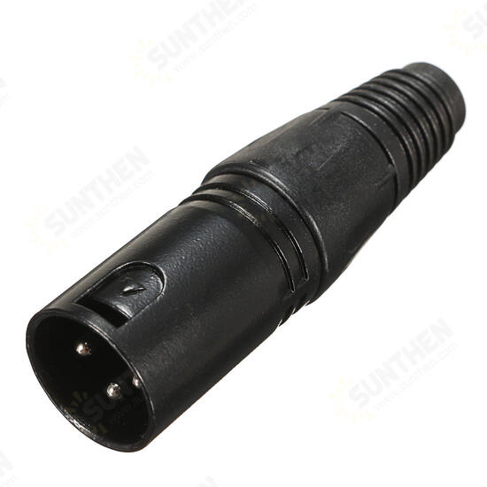 20Pcs XLR 3-Pin 1.8cm Male to 1.5cm Female Connectors MIC Snake Plug Audio Microphone Connector 20Pcs XLR 3-Pin 1.8cm Male to 1.5cm Female Connectors MIC Snake Plug Audio Microphone Connector
